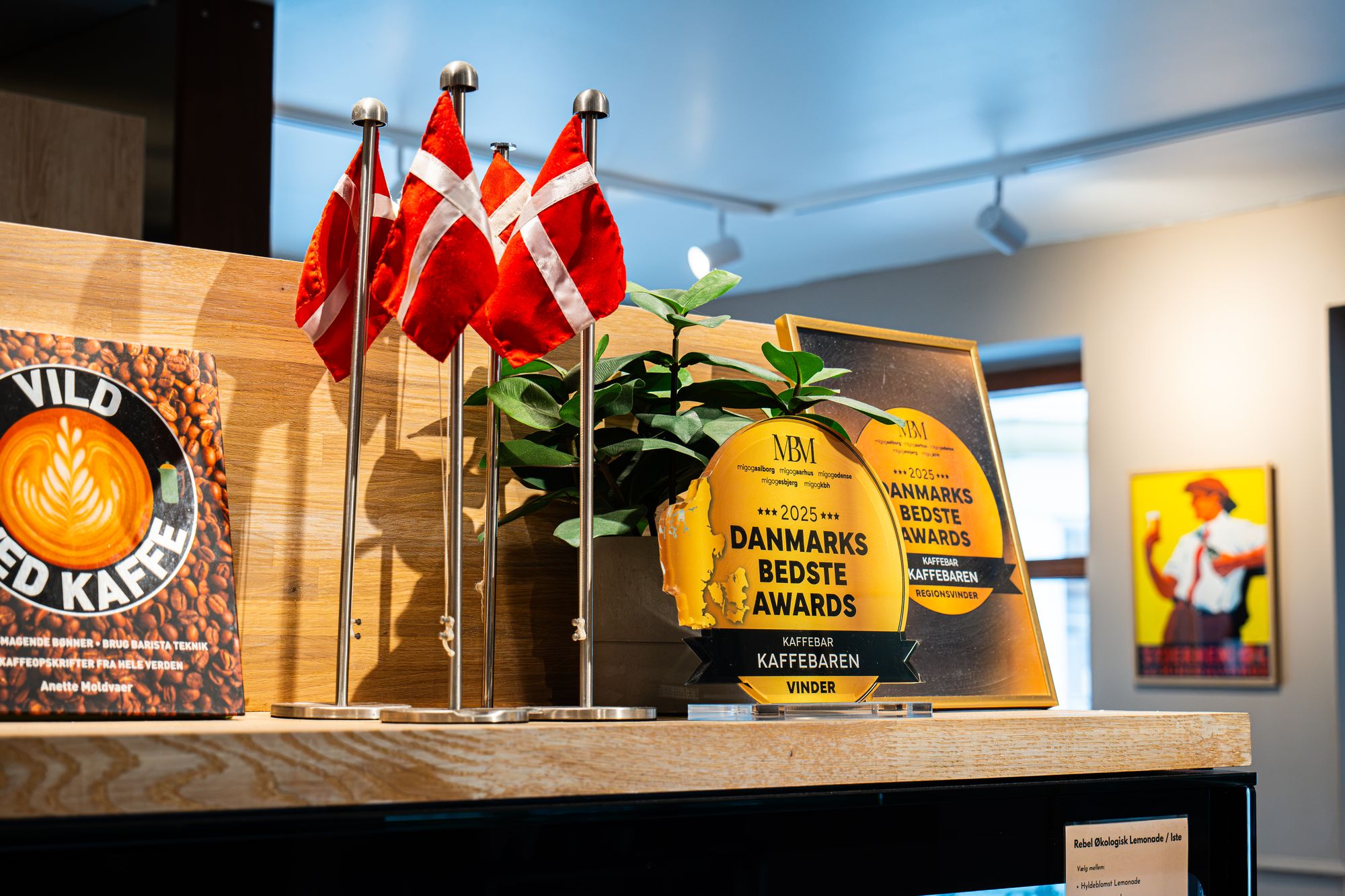 Kager og desserter på Kaffebaren